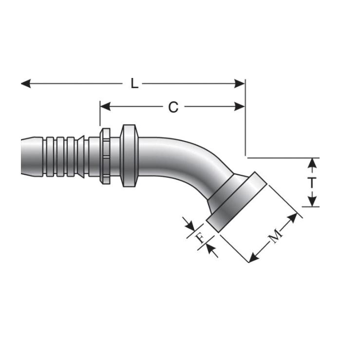 Gates&reg; 12GS-8FLH45M