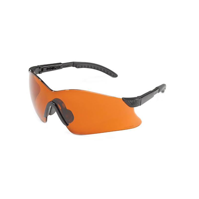 Gateway Safety® Hawk® 14GB69 Safety Glasses, Unisex, Universal, Winged Lens, Blue Light Filter Lens, Wraparound Frame