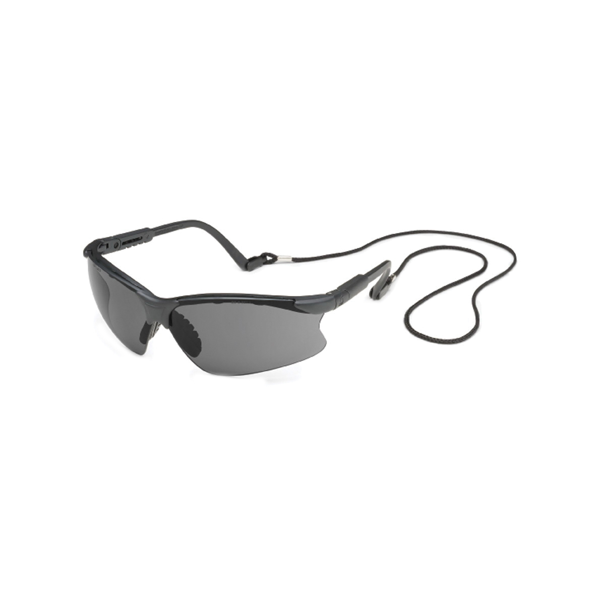 Gateway Safety® Scorpion® 16GB83 Safety Glasses, Unisex, Gray Lens, Scratch-Resistant Lens, Black Frame, Ratchet Temple