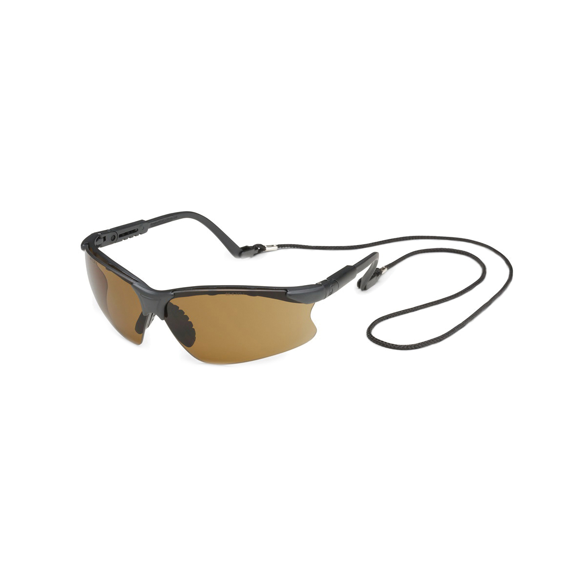 Gateway Safety® Scorpion® 16GB86 Safety Glasses, Unisex, Mocha Lens, Scratch-Resistant Lens, Black Frame, Ratchet Temple