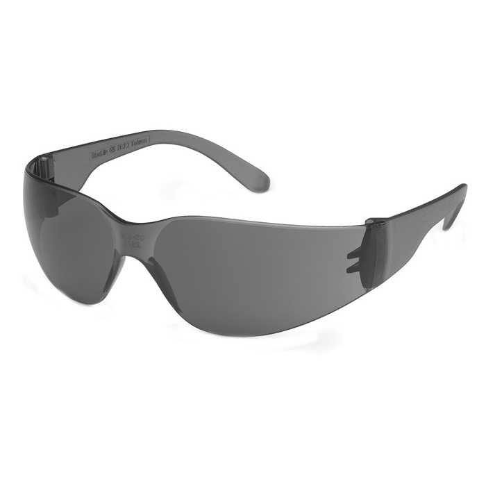 Gateway Safety® StarLite® SM 3683 Safety Glasses, Unisex, Gray Lens, Scratch-Resistant Lens, Gray Frame