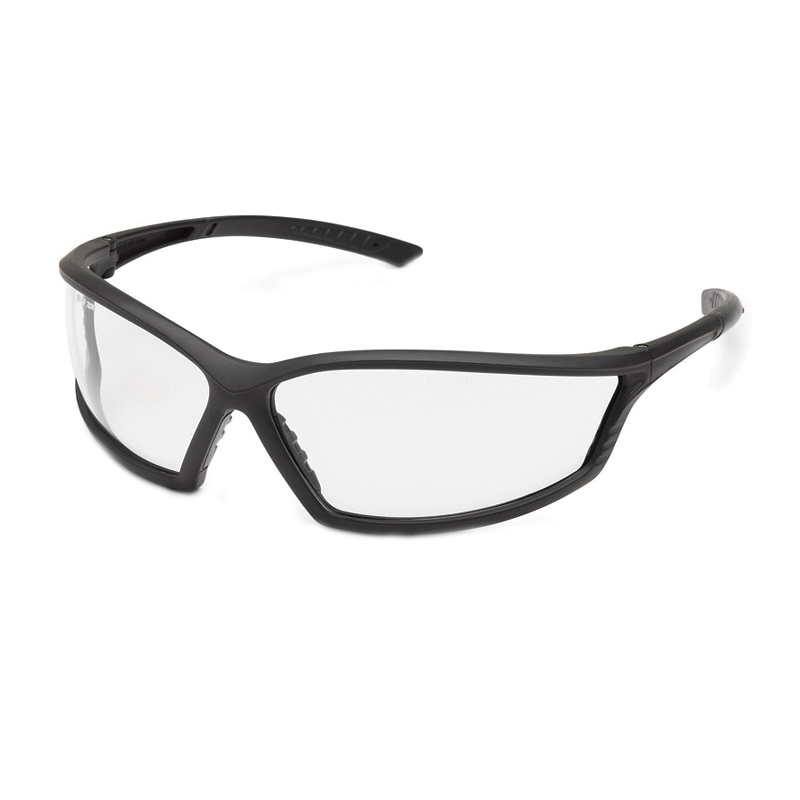 Gateway Safety® 4x4® 41GB80 Safety Glasses, Unisex, Universal, Clear Lens, Scratch-Resistant Lens, Black Frame