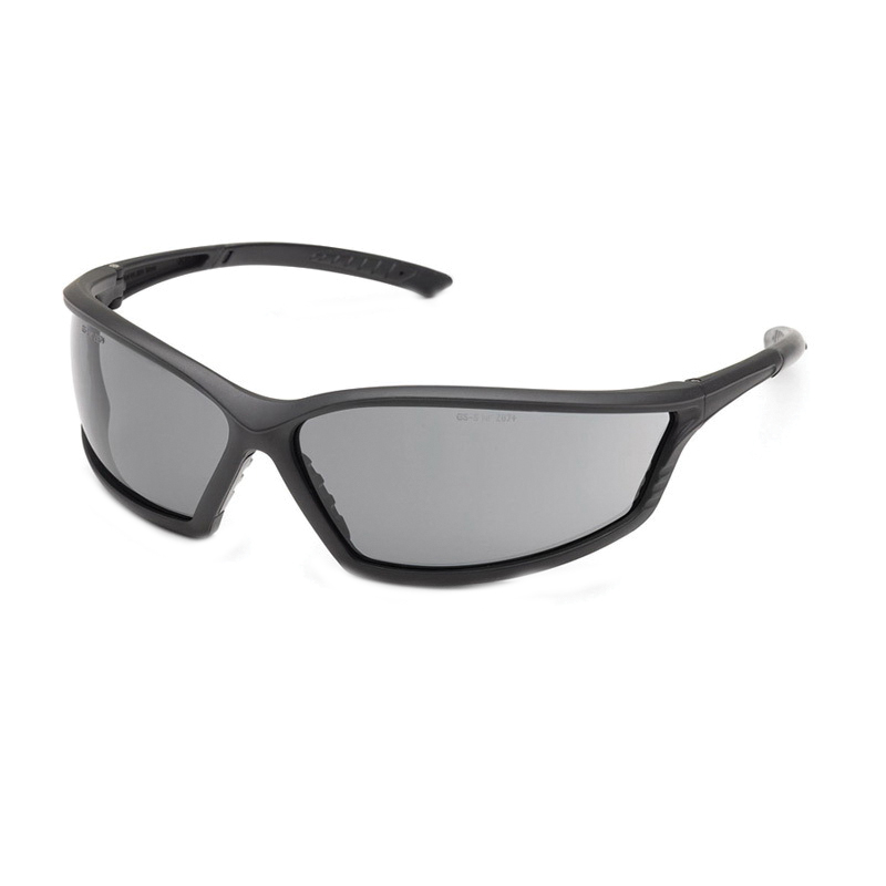 Gateway Safety® 4x4® 41GB83 Safety Glasses, Gray Lens, Scratch-Resistant Lens, Wraparound Frame, Black Frame