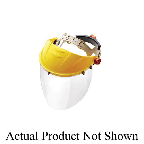 Gateway Safety® Venom® 676 Face Shield Visor, 9 in W, 15-1/2 in H, Anti-Fog Coating, Clear