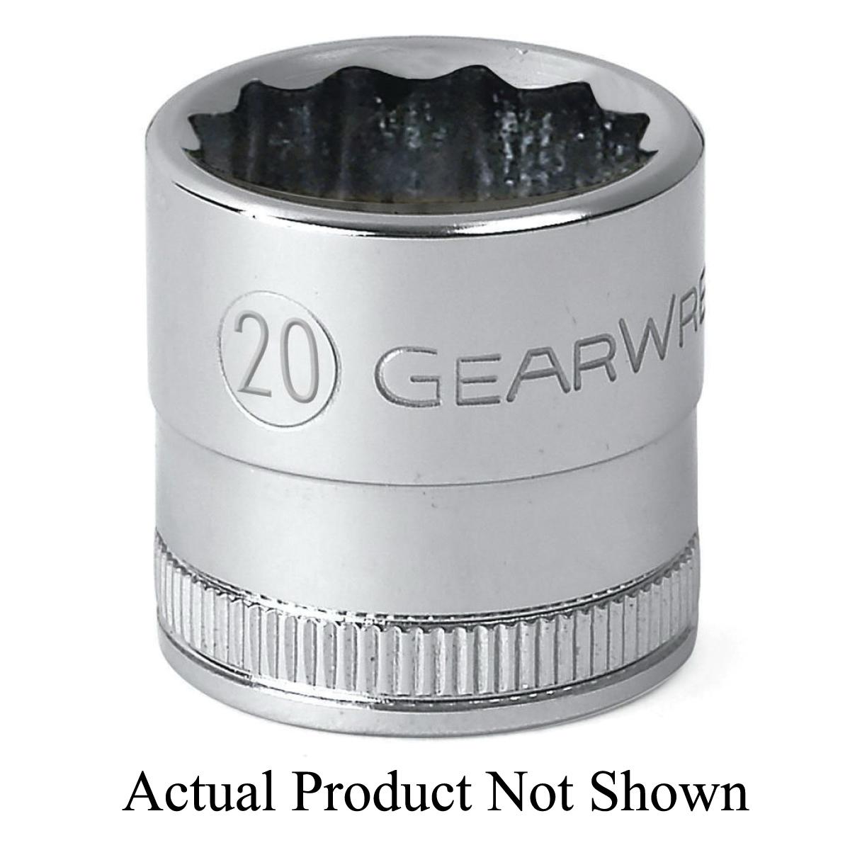 GEARWRENCH® 80753 Socket, System of Measurement: Metric, Standard Length, 18 mm Socket, 12 in Drive, 12 -Point