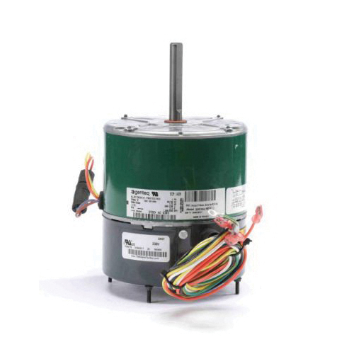 Genteq® Evergreen® OM 6303 Condenser Fan Motor, 1/3 hp, 208 to 230 V, 60 Hz, 1 ph, 48 Frame, 1100 rpm Speed