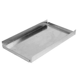 Crown Products 411 Steel Rectangular End Cap, 24 inch x 12 inch, Galvanized