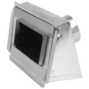 Gray Metal 3608FS Series 12x4x8-3608FS Slant Top Box, 12 in L Register Opening, 4 in W Register Opening, Metal