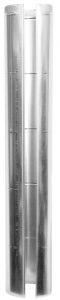 Snappy® 101 Snap-Lock Furnace Standard Gauge Steel Pipe, 16 inch x 36 inch, Galvanized