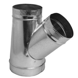 Gray Metal 18X18X8-306CC Stub Wye Tee, 18 x 18 x 8 in