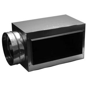 Snappy® 501 Insulated Steel Ceiling Box With End Hole, 12 inch x 6 inch x 8 inch, Plain, Galvanized