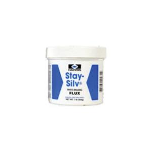 Lead Free Water Soluble Stay-Silv Flux, 8 oz, Jar, White