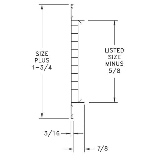 Hart & Cooley&reg; RE5T-22X22 HAR2222RE5T