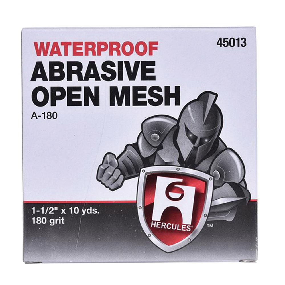 Oatey® 45013 Open Mesh Cloth, 4-1/2 in L, 180 Grit, Aluminum Oxide Abrasive, Resin Backing