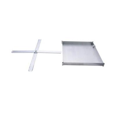 Holdrite 50-SWHP-M Quick Stand&reg; Galvanized 14 ga CRS Pipe Support Bracket, 26-1/2 inch L x 26-1/2 inch W x 2-1/2 inch H, 600 lb; 1/Box