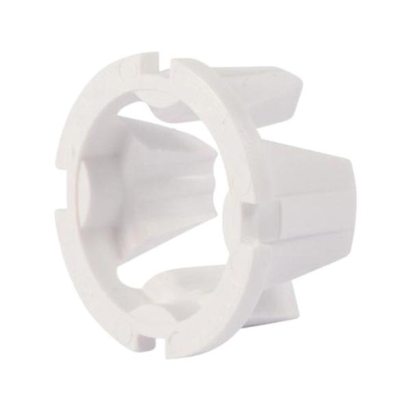 Lockrite&trade; 604 White PVC Gluable Insert, 1/2 inch x 1/2 inch; 100/Bag