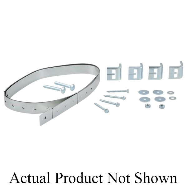 Holdrite QS-50 Quick Strap&reg; Galvanized 24 ga CRS Seismic Pipe Support Bracket, 38 inch L x 1-1/2 inch, 80 gal; 15/Box