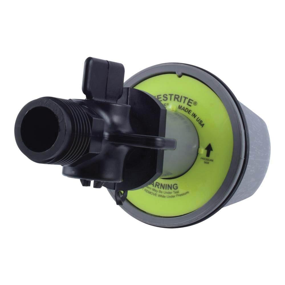 HoldRite® TestRite™ TRW2V Test Wedge With Valve, Nylon, Black