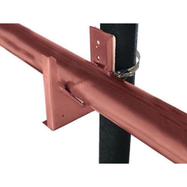 HoldRite® V2 Pipe-On-Pipe Bracket Kit, 4-1/2 in L, 4-5/8 in W, 2-5/8 in H, Fits: 1/2 to 3 in, Steel
