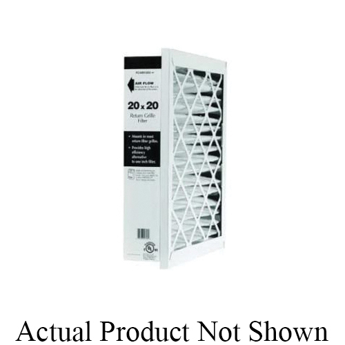 Honeywell FC40R1011 Return Grille Filter, 20 Inch W, 25 Inch H, 3 Inch D, 1450 cfm Air Flow, 10 MERV