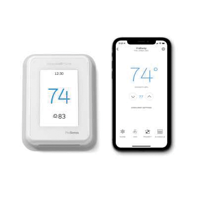 Honeywell Home T10+ Pro Series THX321WFS3001W/U Smart Thermostat with RedLINK® 3.0 Includes Room Sensor, 20 - 30 VAC
