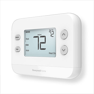 Honeywell FocusPRO® N100 Series TH1110U4000/U Non-Programmable Thermostat, 20 to 30 V, 0.02 to 1 A, 1