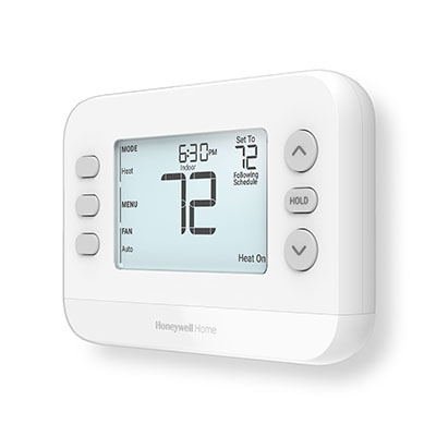 Honeywell FocusPRO® P200 Series TH2110U4004/U Programmable Thermostat, 20 to 30 V, 0.02 to 1 A, 1