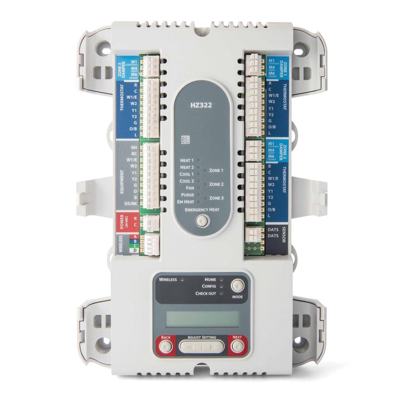 Honeywell TrueZONE® HZ322 Series YHZ322R5108 Wireless Zoning Kit, 24 V, 8 in L x 1.86 in W x 11.5 in H