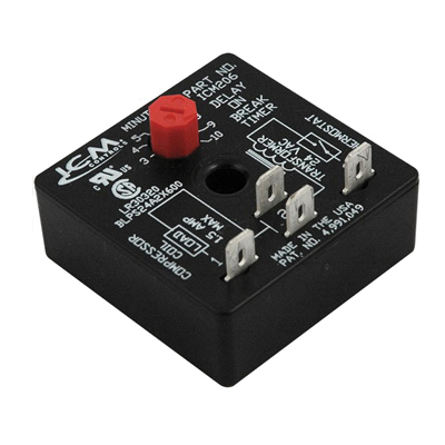 ICM™ ICM206B Relay Time Delay, 240 VAC/18 to 30 VDC, 40 mA to 1.5 A, 3 to 10 min Time Delay