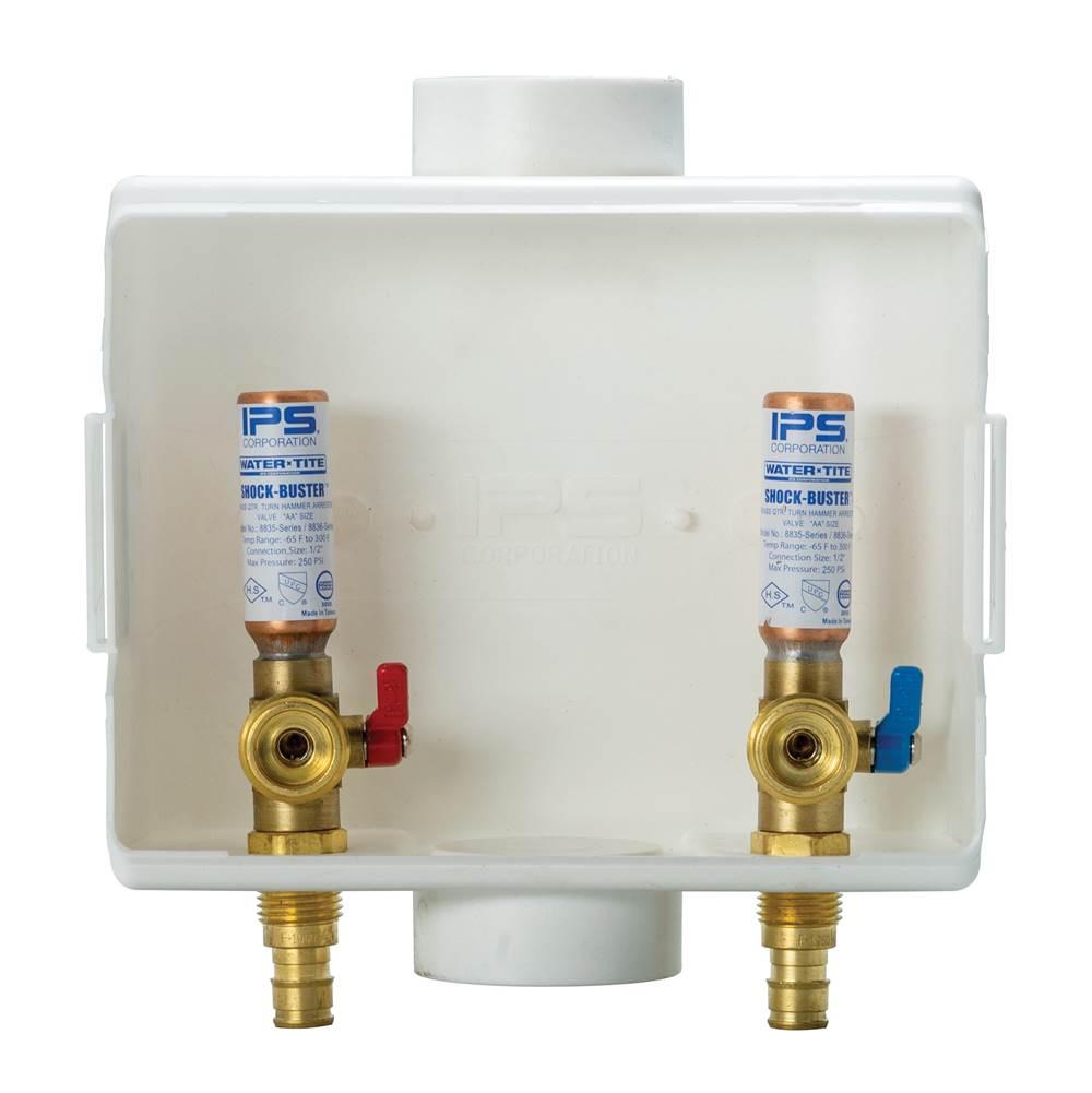 Water-Tite® 85738 Quarter-Turn Arrester Valve, 1/2 in, Brass
