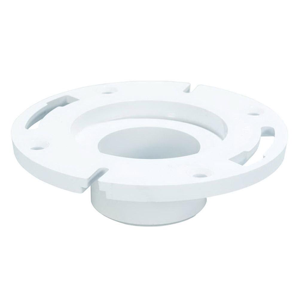 IPS® 86149 Flush-Tite Closet Flange Without Knockout, 3 in Pipe, Solvent Weld, PVC thumbnail 2