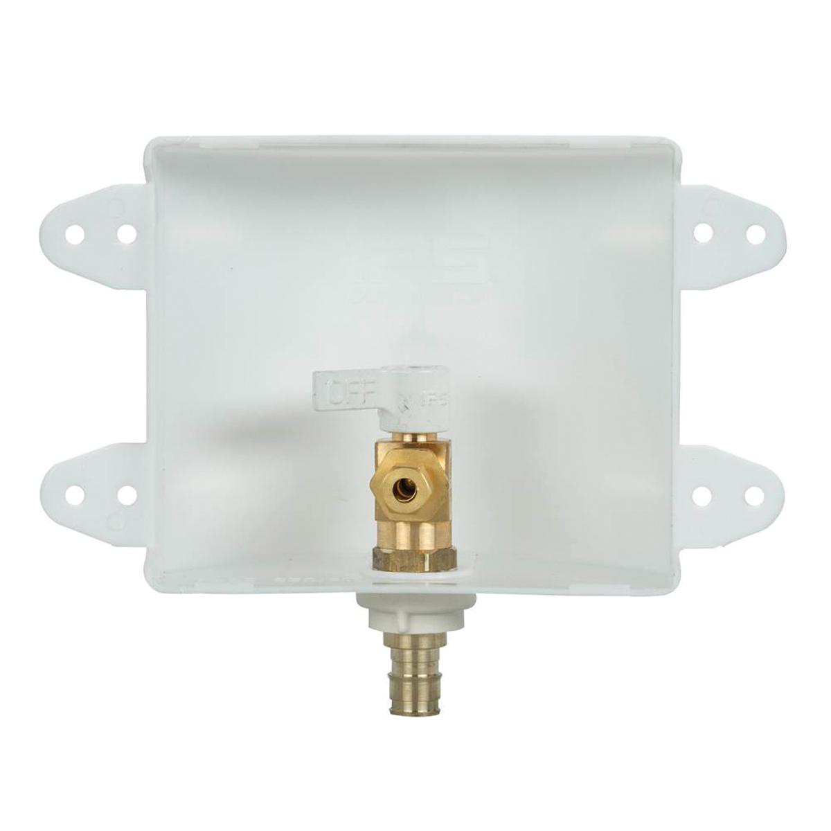 IPS® 87973 Ice Maker Outlet Box With Quarter Turn Hammer Arrestor Valve, Plastic Body thumbnail 3