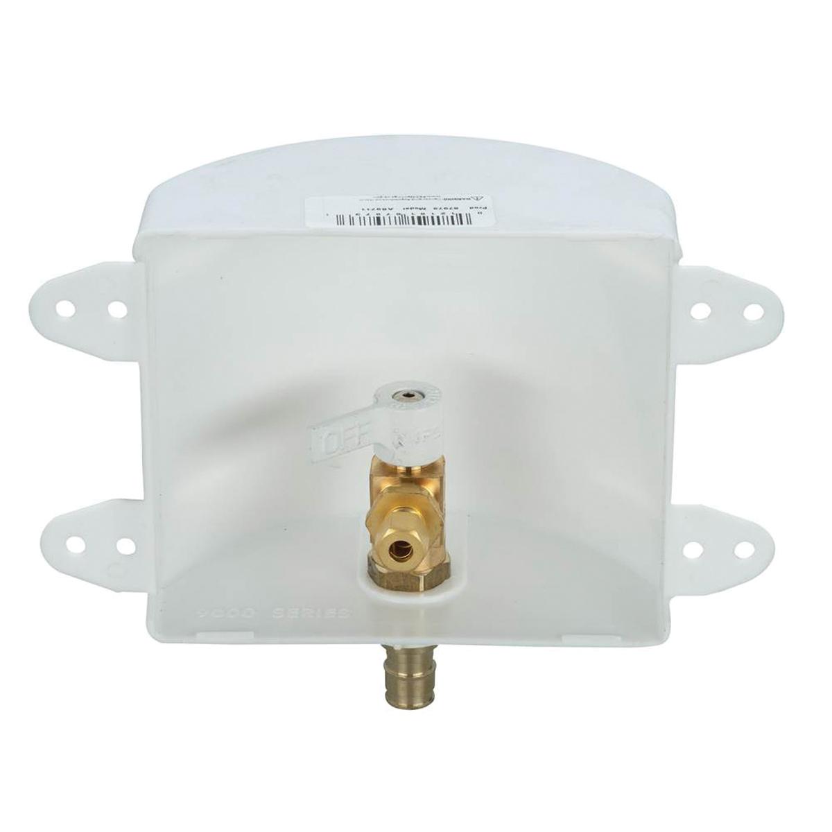 IPS® 87973 Ice Maker Outlet Box With Quarter Turn Hammer Arrestor Valve, Plastic Body thumbnail 2