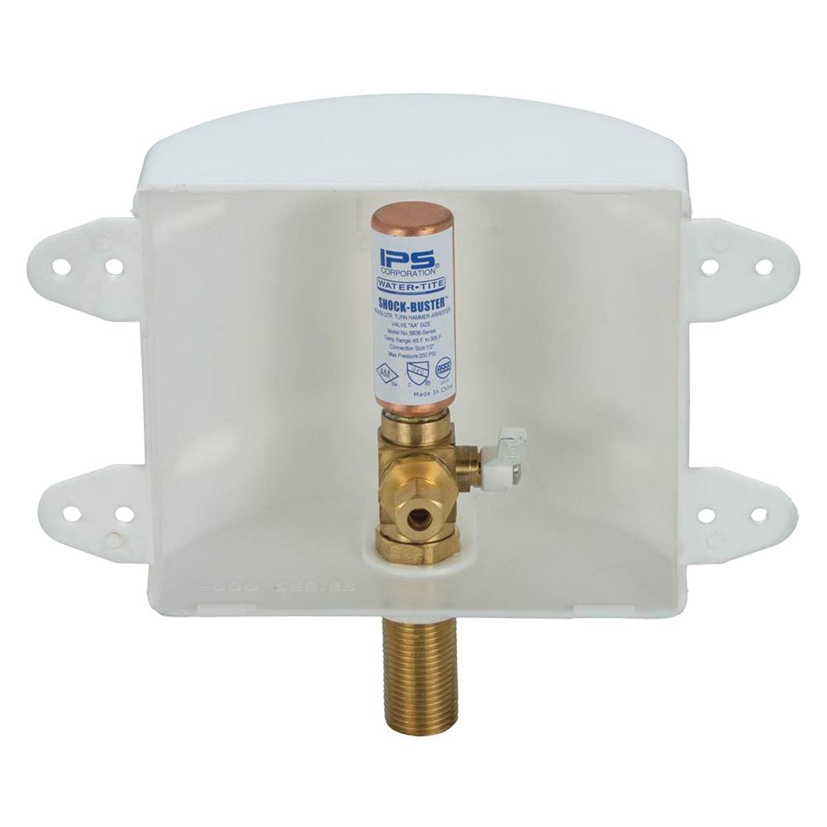 IPS® AB Series AB9700HA 87978 Ice Maker Outlet Box With Arrester Valve, 1/2 in, Sweat, Quarter-Turn Valve, Plastic Box thumbnail 2