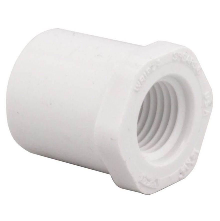 Xirtec® 035733 Reducer Bushing, 2 in Spigot x 1/2 in FPT, PVC, White, SCH 40