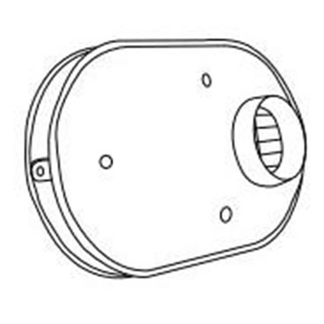 sho→boh Rinnai 3 in. PVC Low Profile Termination Vent Kit 196985PVC