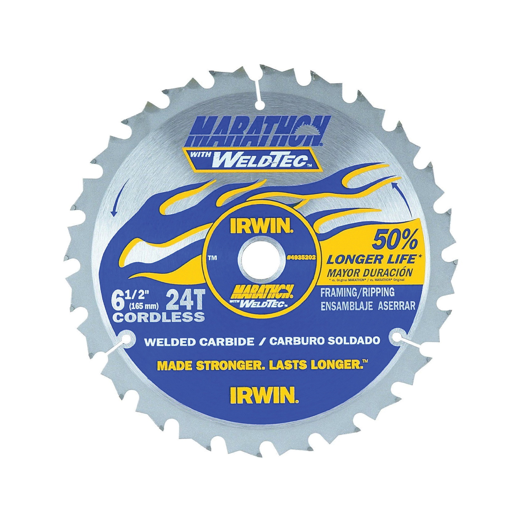 Irwin Marathon Circular Saw Blade, 18 T, 5.5