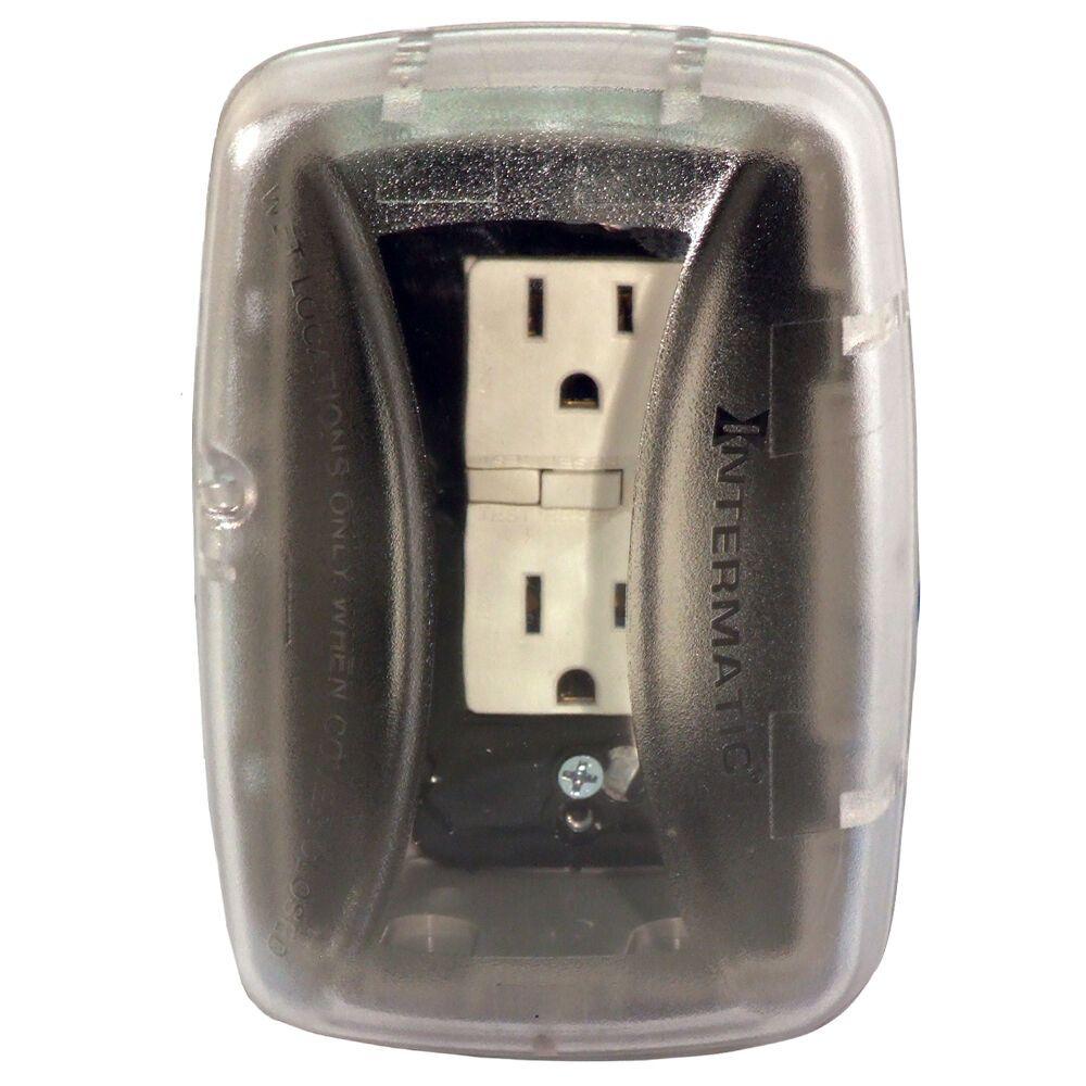 Intermatic® WP3100C In-Use Weather-Proof Cover, 1 -Gang, 1 -Outlet, Polycarbonate Cover