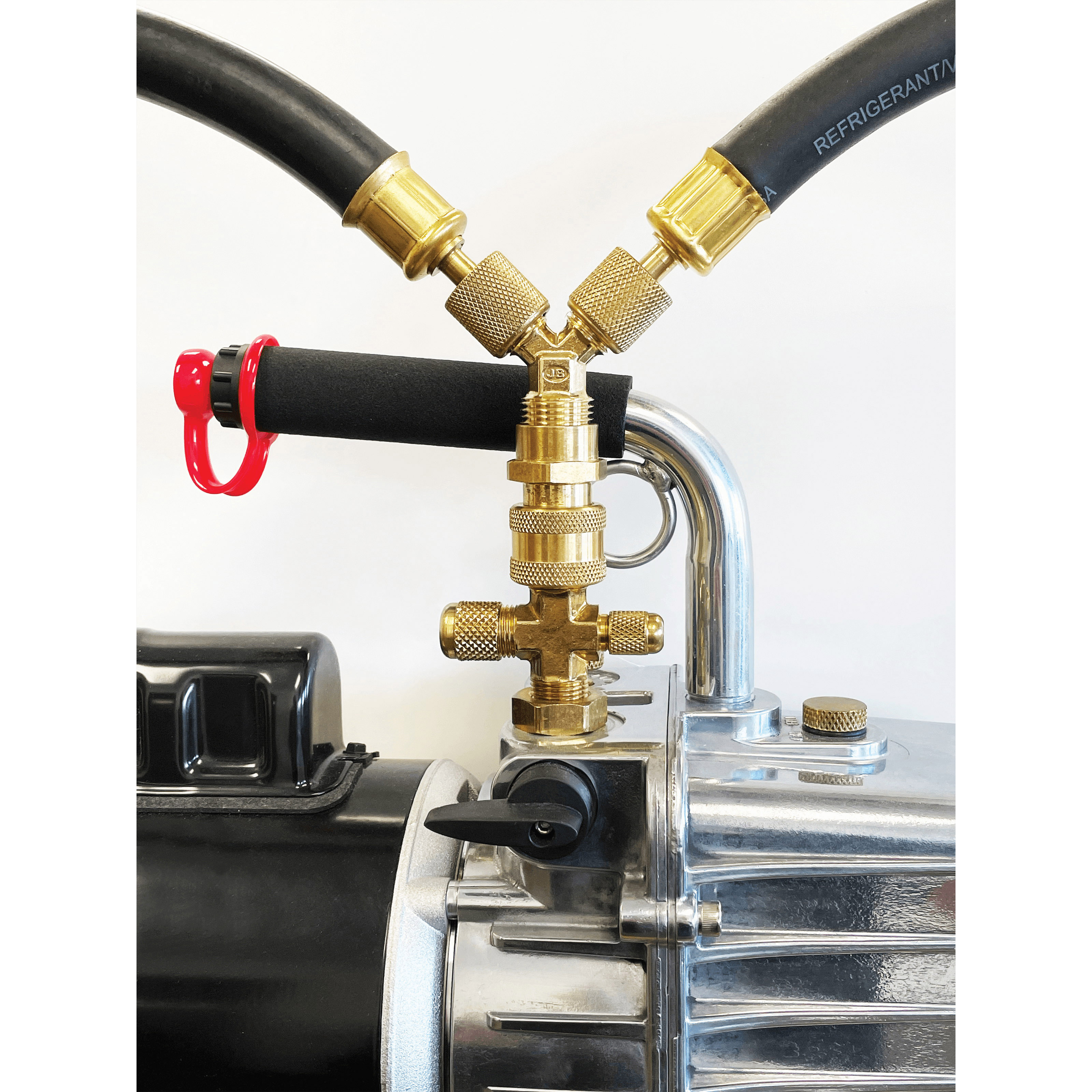 JB Industries QC-208 Dual-Y High-Speed Quick Coupler Connector, 3/8 in, 3-1/4 in L x 2-1/4 in W x 4-1/2 in H