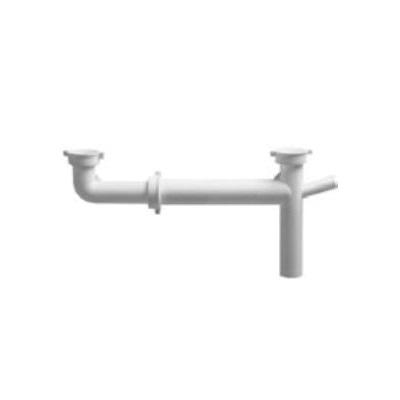 JB Products™ PVC End Outlet Waste Valve with Dishwasher Tailpiece, 1-1/2 inch x 16 inch