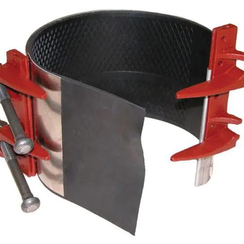 JCM 171-0690-6 Single Band Universal Clamp Coupling With Removable Lug, Fits Pipe Size: 6 in, Stainless Steel