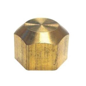JMF 5115404989800 Cap, 1/4 in Flared, Brass
