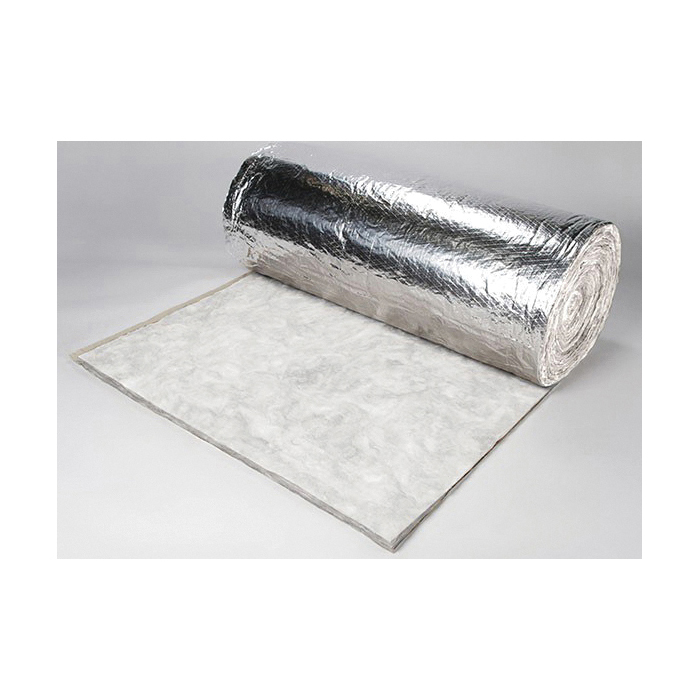 JM Microlite® FSK TYPE 75 1-1/2IN Duct Wrap, 100 ft L, 48 in W, 1 in Thick, Fiber Glass/Formaldehyde-free™ Resin
