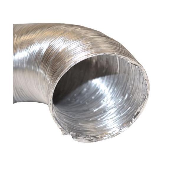 Jones Stephens™ D04032 Flexible Semi-Rigid Duct, 4 in Dia, 8 ft L, Aluminum thumbnail 2