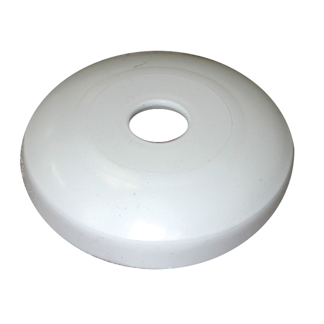 Jones Stephens™ E15075 Escutcheon Shallow Flange, CTS Connection, Fits Pipe Size: 3/4 in, HDPE, White
