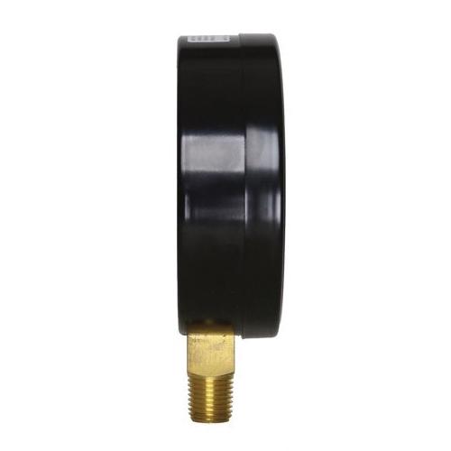 Jones Stephens™ G62100 Pressure Gauge, 3-1/2 in Dial, 0 to 100 psi, 1/4 in