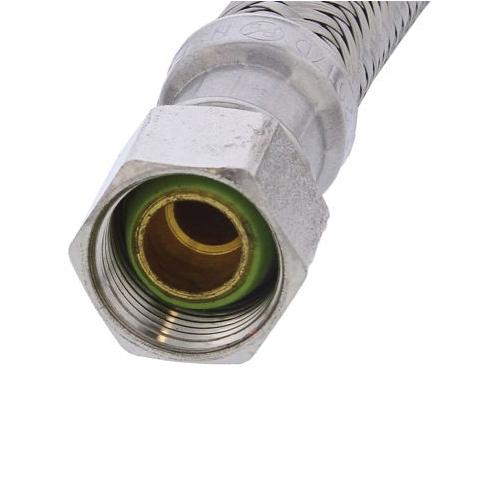 Jones Stephens™ S04202 Faucet Connector, 3/8 x 1/2 in, Compression x FIP, 16 in L, Stainless Steel thumbnail 2