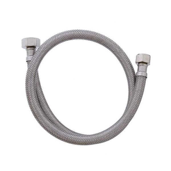 Jones Stephens™ S04209 Faucet Connector, 1/2 x 1/2 in, Compression x FIP, 30 in L, Stainless Steel