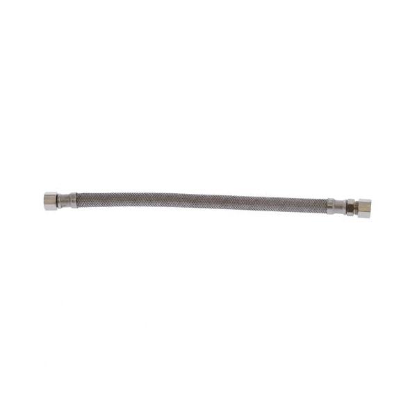 Jones Stephens™ S04240 Faucet Connector, 3/8 in, OD x Compression, 12 in L, Stainless Steel thumbnail 2