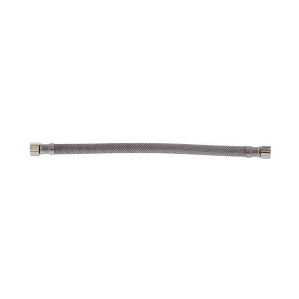 Jones Stephens™ S04268 Dishwasher Connector, 3/8 in, Compression, 12 in L, Stainless Steel